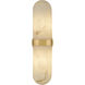 Bree Wall Sconce Wall Light in Brushed Gold