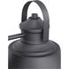 Weldon 1 Light 15 inch Textured Black Outdoor Wall Lantern, Large