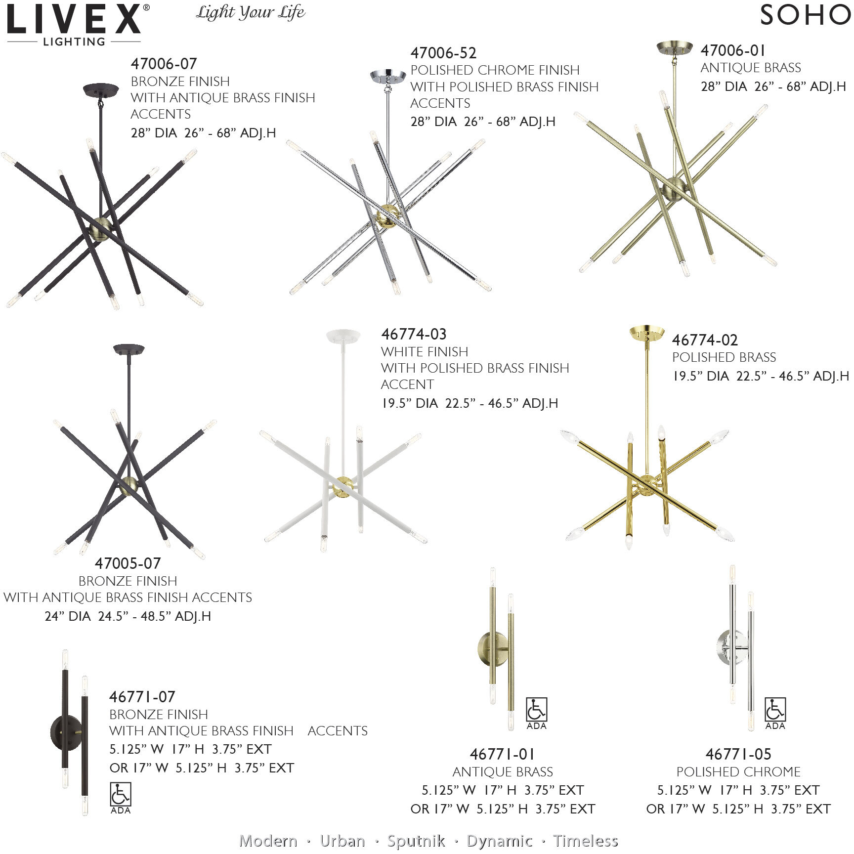 Soho 10 Light 28 inch Antique Brass Chandelier Ceiling Light