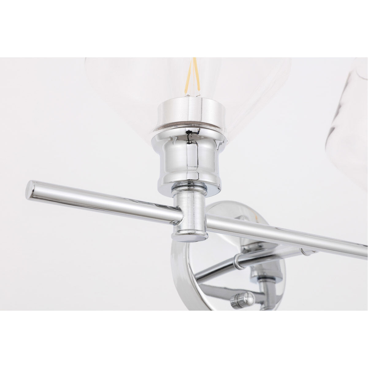 Gene 2 Light 19 inch Chrome Wall sconce Wall Light