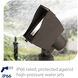 Adjustable Wall Wash LED Bronze Wall Wash in 2700K Warm LED, WAC Landscape