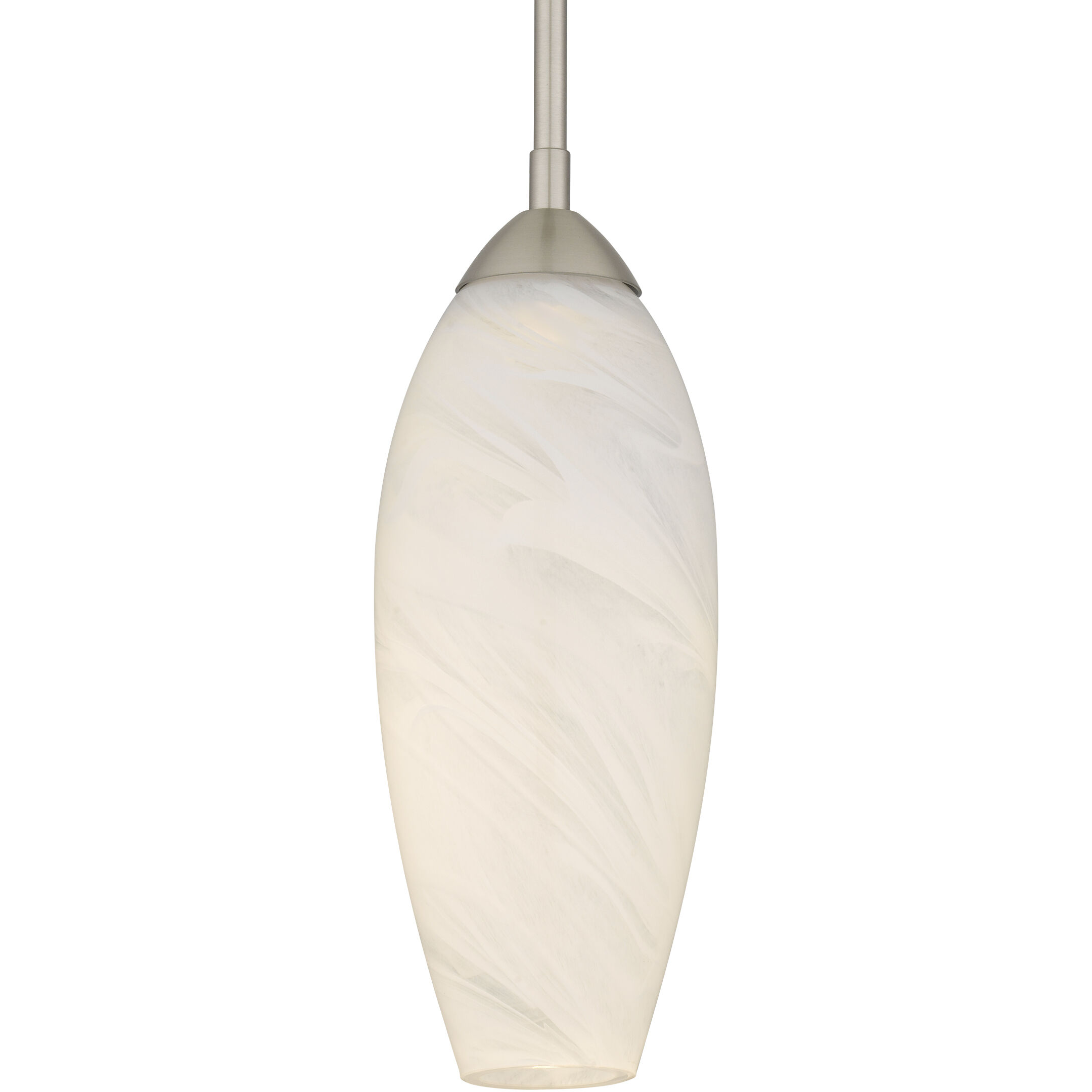 Burnett LED 5 inch Brushed Nickel Mini Pendant Ceiling Light