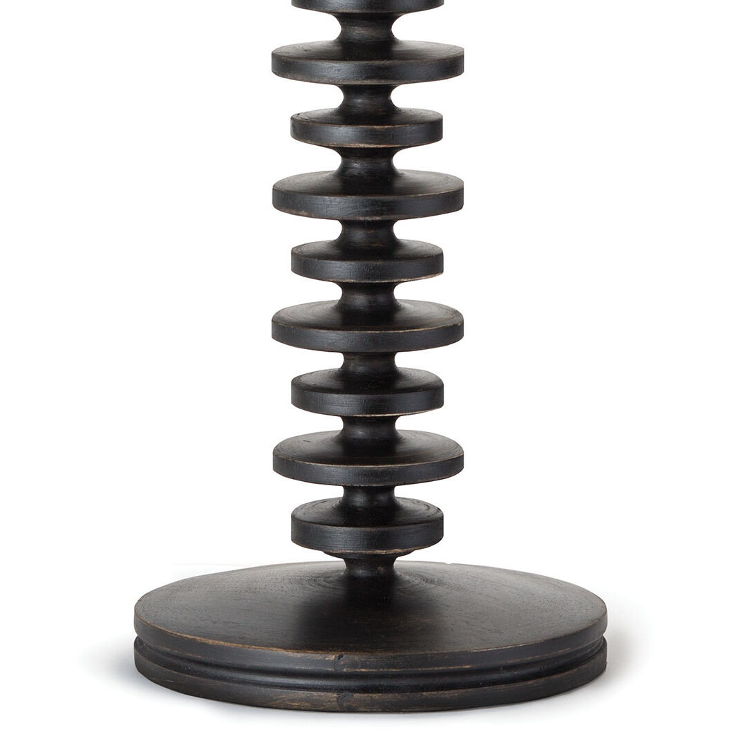 Fishbone 34.75 inch 150.00 watt Ebony Table Lamp Portable Light, Buffet Lamp