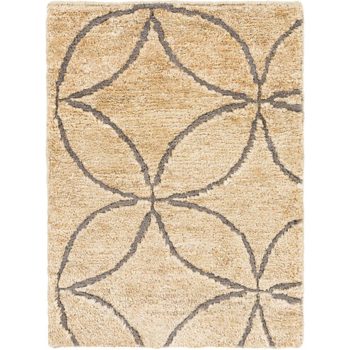 Papyrus 63 X 39 inch Gray and Neutral Area Rug, Jute and Wool