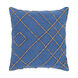 Emilio 18 X 18 inch Dark Blue Pillow Kit, Square