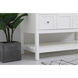 Theo 48 X 22 X 34 inch White Vanity Sink Set