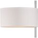 Attwood 64 inch 100 watt Polished Nickel Floor Lamp Portable Light in Incandescent, 3-Way