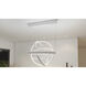 Gyro LED LED 25.75 inch Matte White Single Pendant Ceiling Light