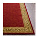 Marash 91 X 31 inch Red and Neutral Runner, Polypropylene