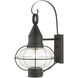 Newburyport 1 Light 20.5 inch Charcoal Outdoor Wall Lantern