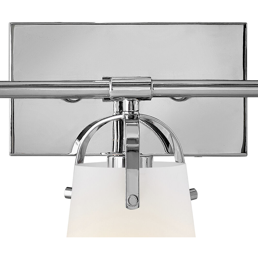 Foster 3 Light 22.75 inch Chrome Bath Light Wall Light in Etched Opal