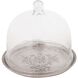 Napa Antique Silver with Clear Tray