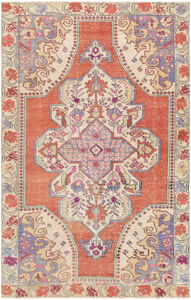 Antique One of a Kind 86 X 55 inch Rug, Rectangle