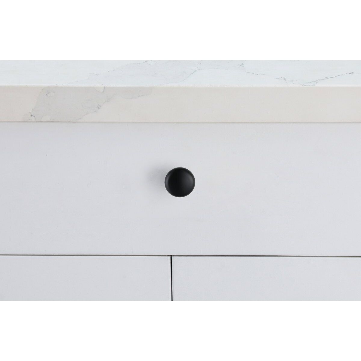 Cadon Matte Black Hardware Cabinet Knob, Set of 10