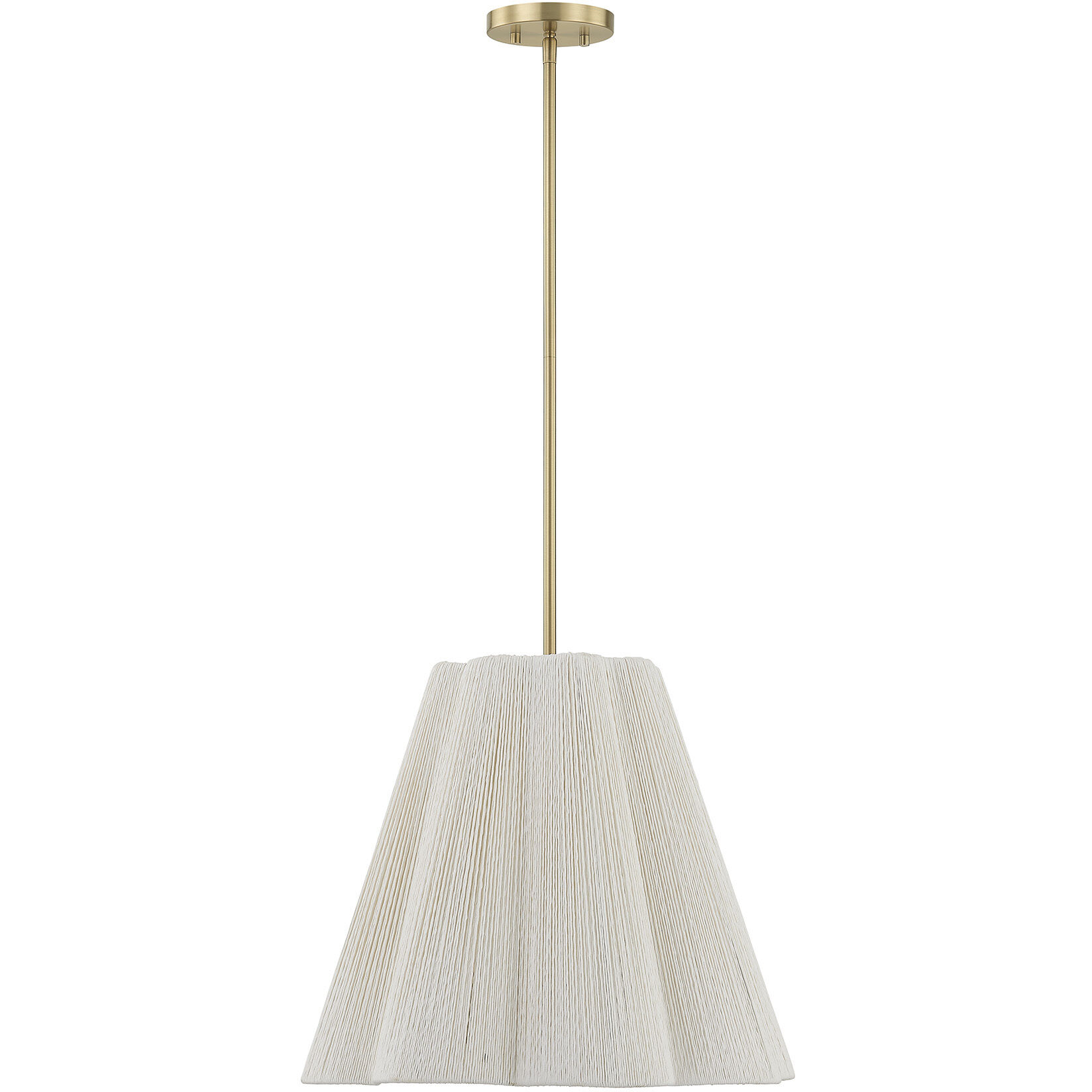 Rosa 4 Light 18.5 inch Noble Brass Pendant Ceiling Light