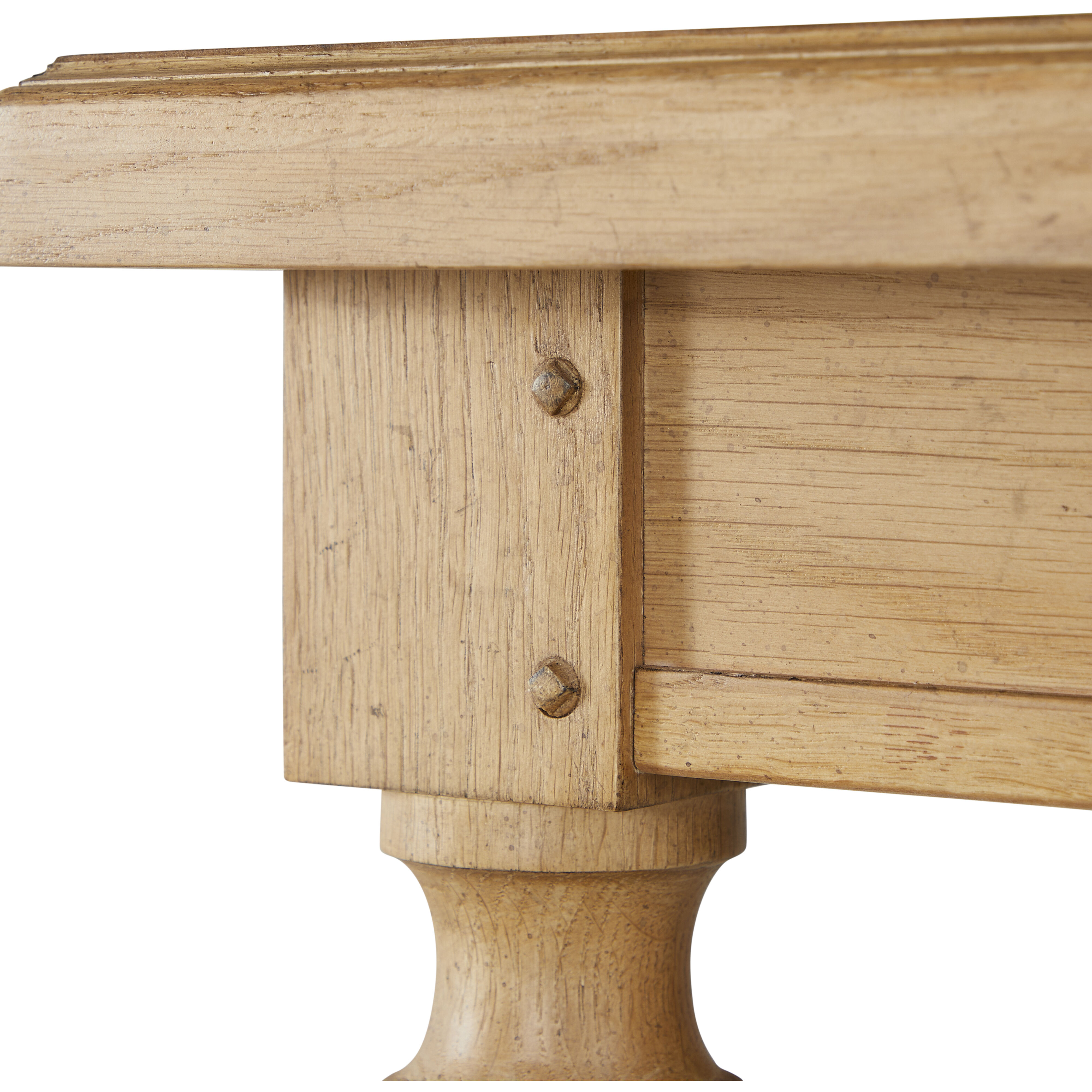 Mathis 86 X 40 inch Bleached French Oak Extension Dining Table