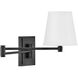 Beale 1 Light 7 inch Black Sconce Wall Light