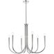 Layne 6 Light 30 inch Chrome Chandelier Ceiling Light