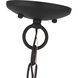 Aria 3 Light 16 inch Black Convertible Chandelier / Semi Flush Ceiling Light