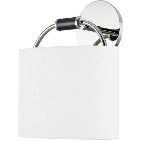 Troy Lighting Pete 1 Light 9.75 inch Polished Nickel Wall Sconce Wall Light B8712-PN - Open Box