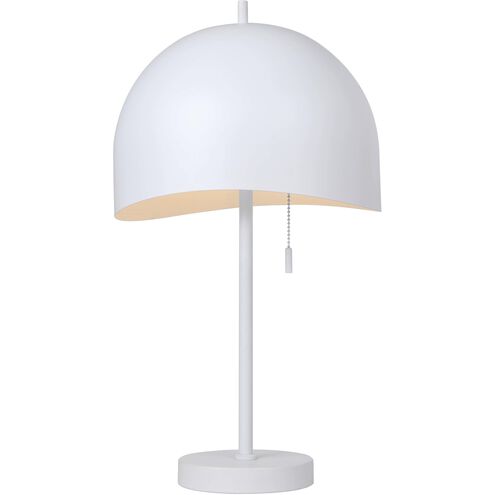Henlee 21.25 inch 60.00 watt White Table Lamp Portable Light