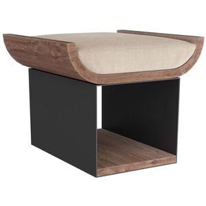 Bookstack 20.5 inch Natural Stool