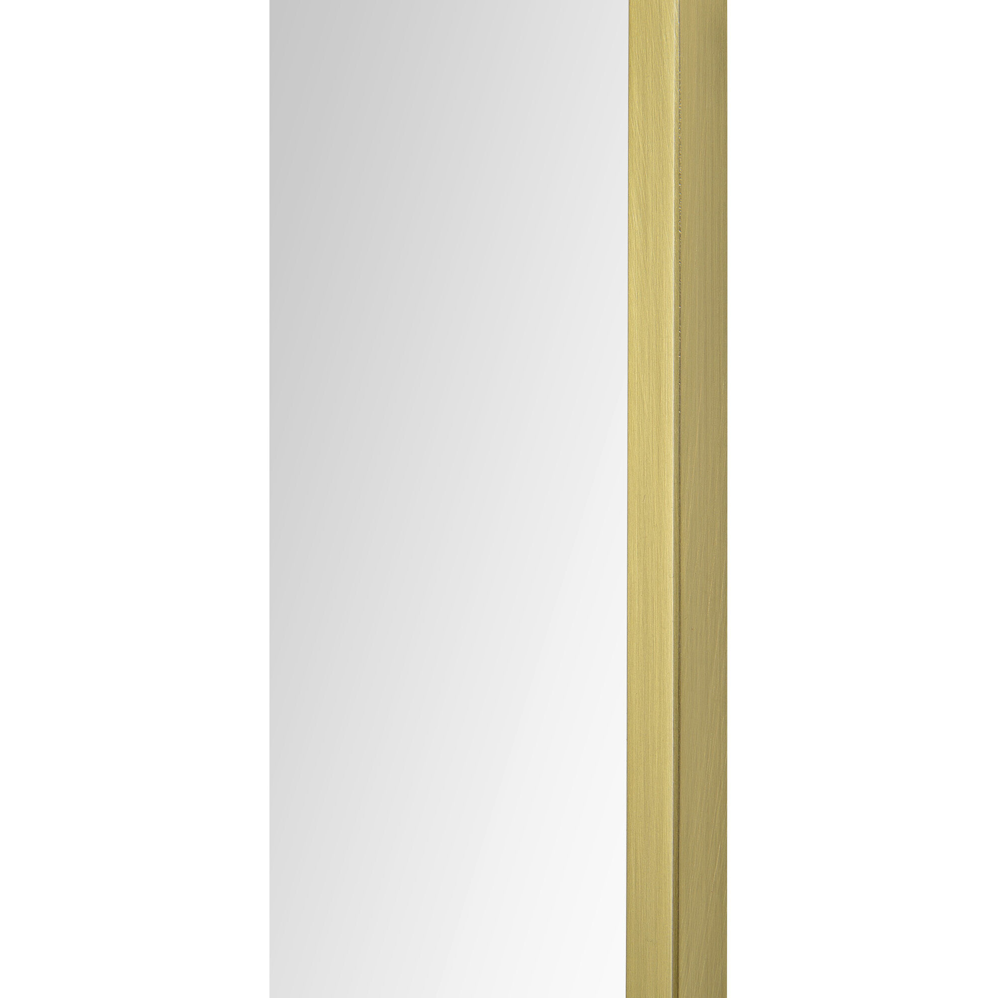 Durness 36 X 24 inch Satin Brass and Clear Mirror