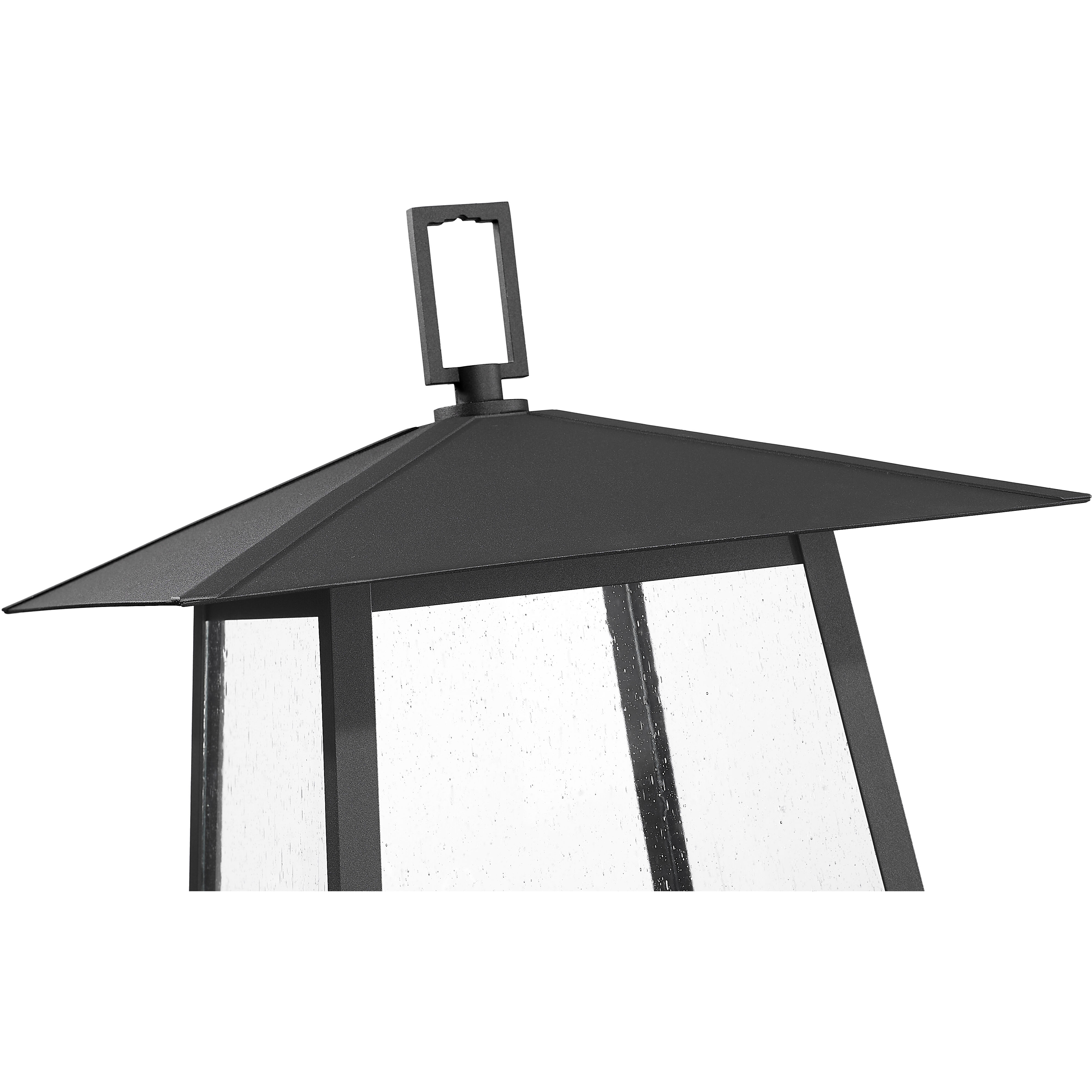 Rainer 4 Light 98 inch Black Outdoor Post Mounted Fixture in G9