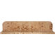 Anita 23.6 inch Brown Wall Shelf