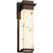 Lumenaria 16.5 inch Dark Bronze Outdoor Wall Sconce