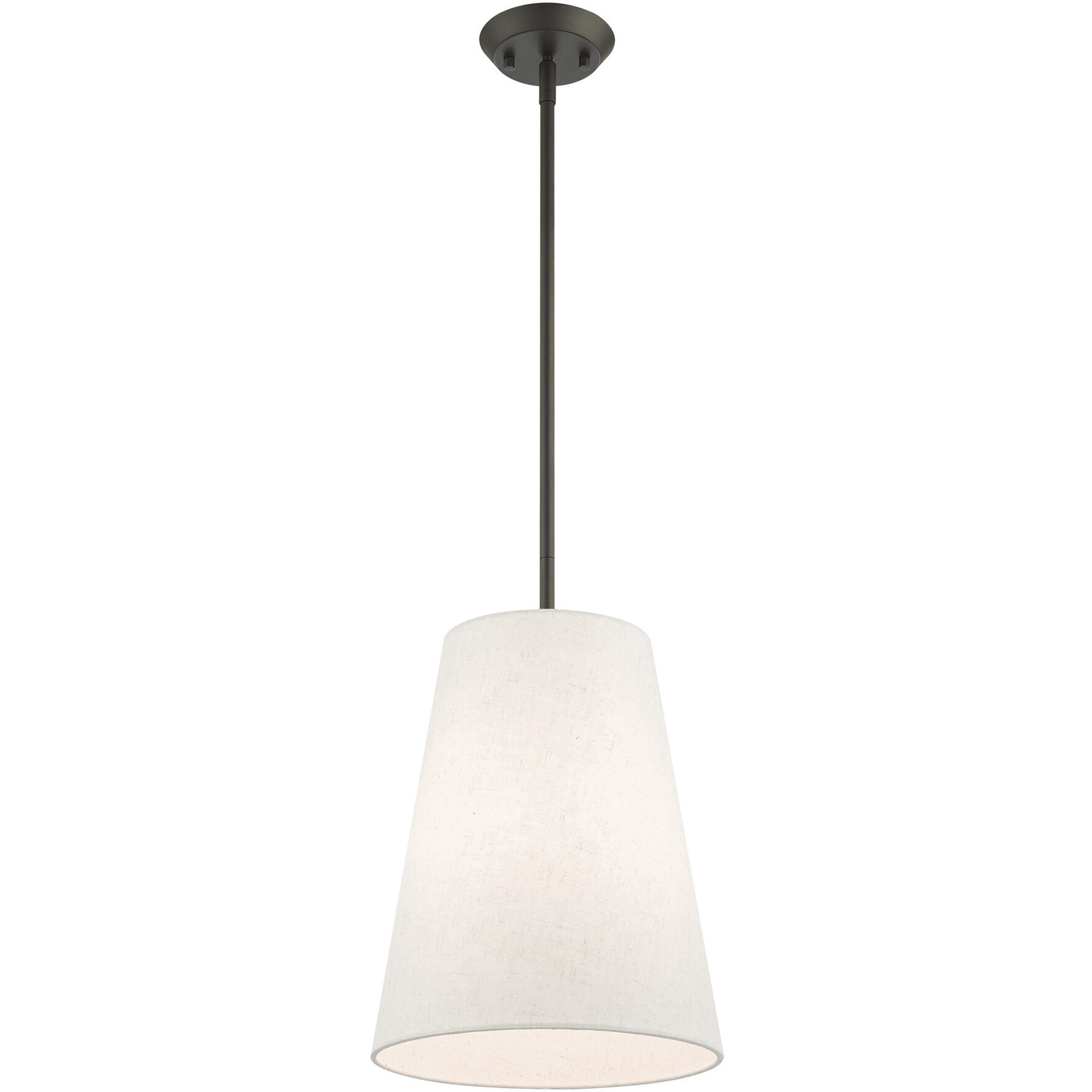 Prato 1 Light 11 inch Bronze Pendant Ceiling Light
