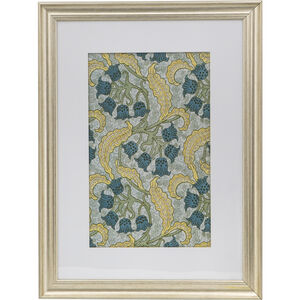 Smithsonian Gold/Green/Blue Wall Art, Floral