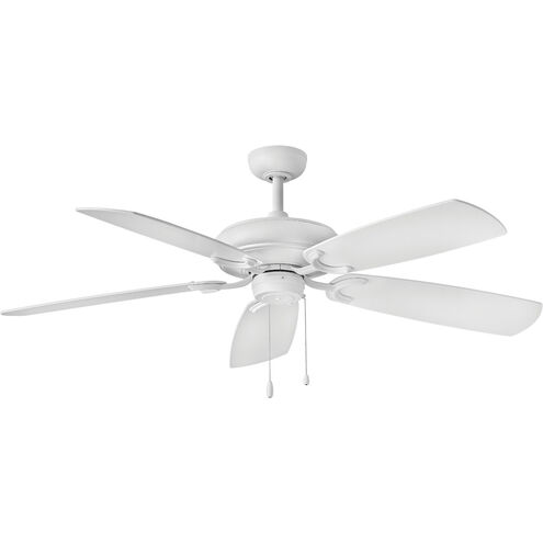 Grove 56 inch Chalk White with Chalk White / Weathered Wood Blades Ceiling Fan