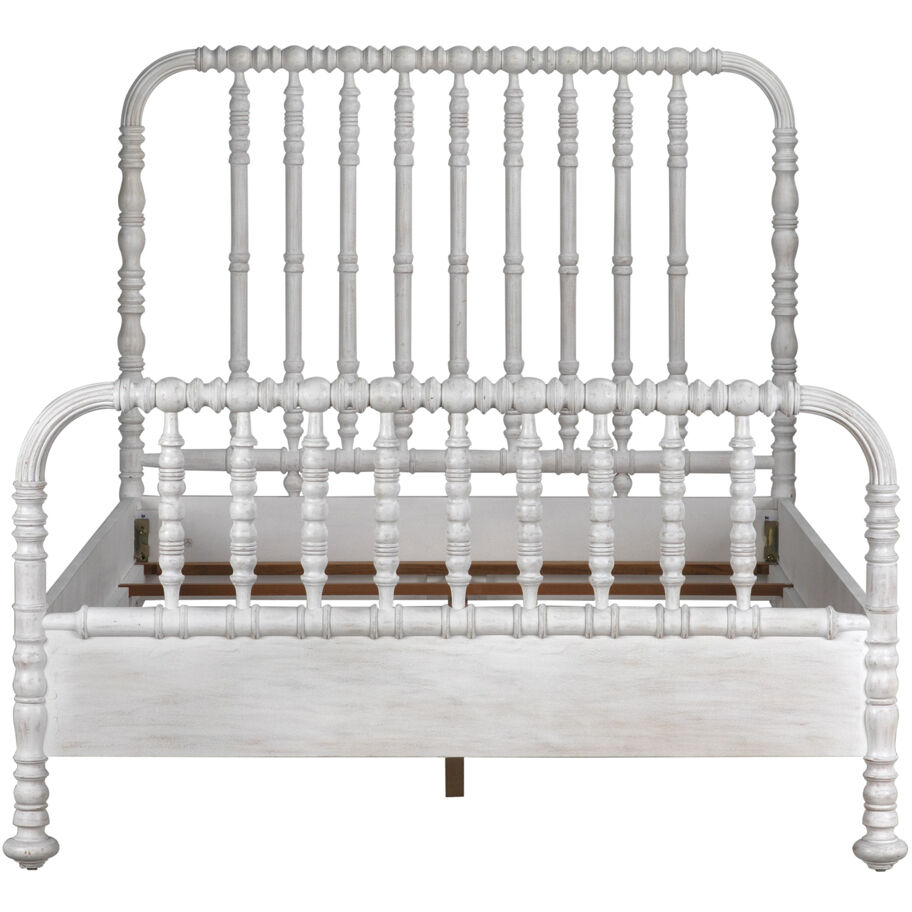 Bachelor White Wash Bed, Queen