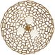 Lotus 3 Light 33 inch Antique Brass Pendant Ceiling Light