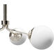 Hepburn 4 Light 30 inch Brushed Nickel Chandelier Ceiling Light, Large
