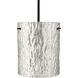 Tamburo 8 LED Black Stem Pendant Ceiling Light