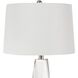 Angelica 27 inch 150.00 watt Clear Table Lamp Portable Light, Small