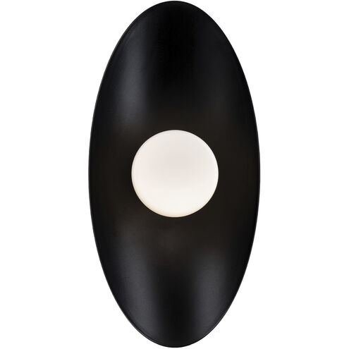 Glamour Wall Sconce Wall Light in 3000K, Black, dweLED