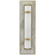 Bruneau 1 Light 5 inch Natural Alabaster/Antique Brass/Opaque/White Wall Sconce Wall Light