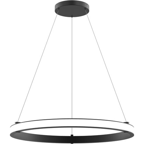 Mucci LED 32 inch Matte Black Pendant Ceiling Light