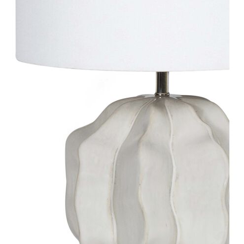 Destin 20.25 inch 100 watt Ivory Mini Lamp Portable Light