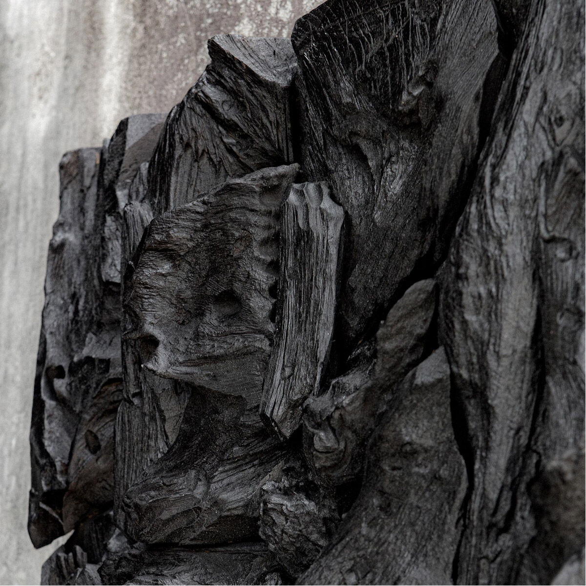 Rio Satin Black Wood Wall Decor