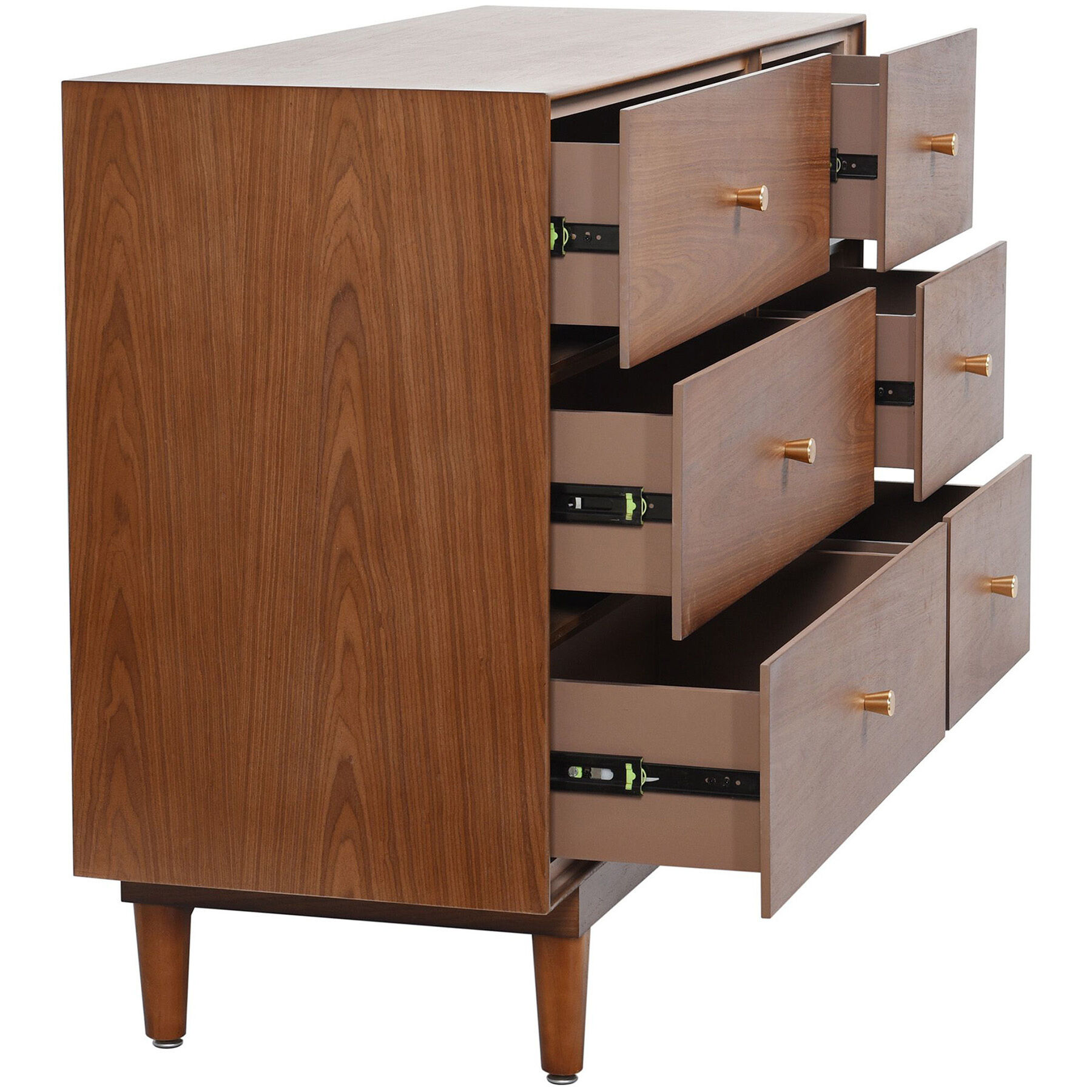 Dann Foley Walnut Brown Dresser