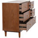 Dann Foley Walnut Brown Dresser