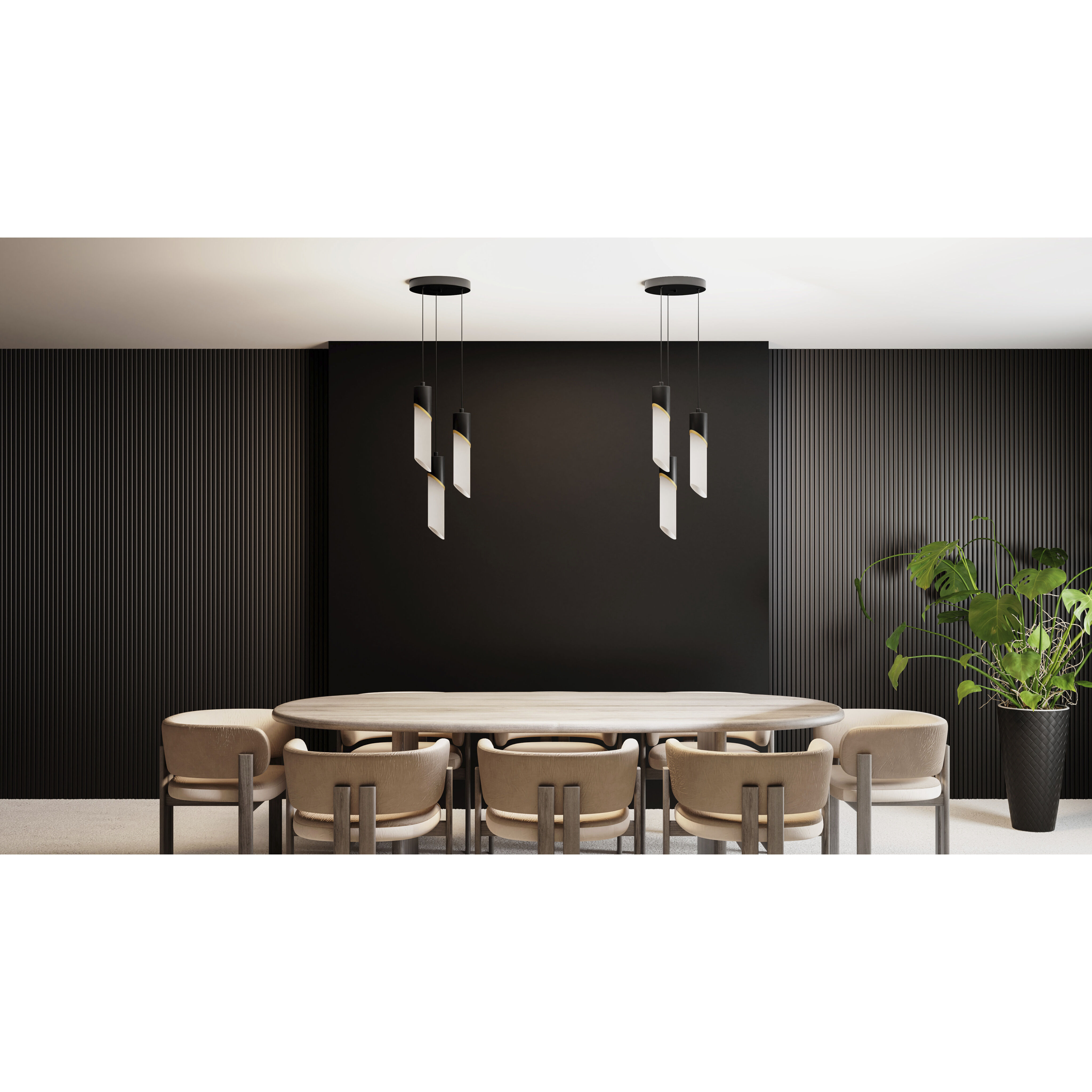Alys LED 10 inch Matte Black Pendant Ceiling Light