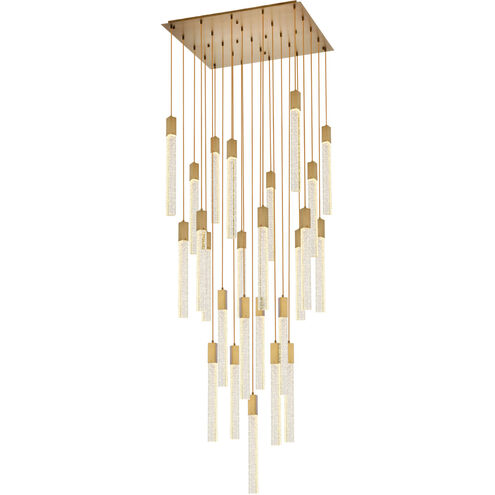 Weston 25 Light 36 inch Satin Gold Pendant Ceiling Light