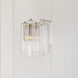 Addis Bath Wall Light in Tronchi Glass Clear