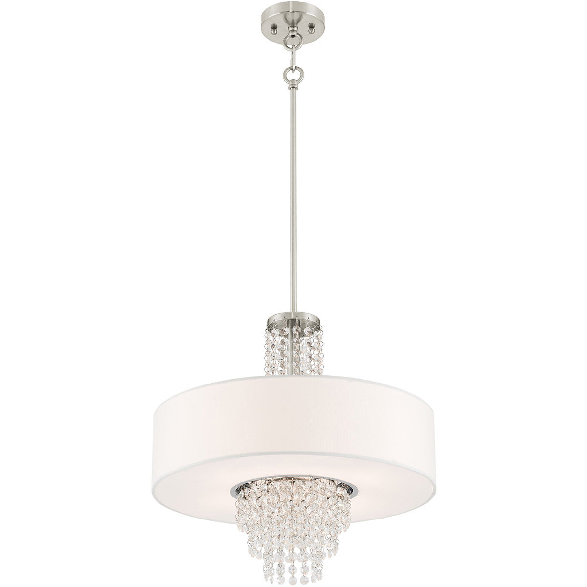 Mission 3 Light 25 inch Brushed Nickel Bath Vanity Wall Light