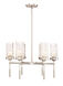 Triticus 6 Light 26 inch Brushed Nickel Chandelier Ceiling Light